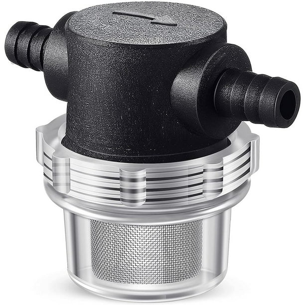 Water Pump Strainer,3/8 Inch Hose Barb InLine Strainer Twiston Pipe
