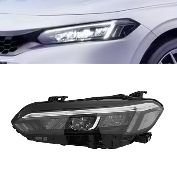 Headlight For 2022-2024 Honda Civic LED Headlamp Assembly LED DRL Driver Side LH