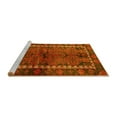 thumbnail image 2 of Ahgly Company Machine Washable Indoor Square Persian Yellow Traditional Area Rugs, 5' Square, 2 of 4