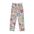 thumbnail image 4 of Balery Trendy Floral Design print Men's Pajama Pants,Ultra Lightweight Pjs,Lounge Pant-X-Large, 4 of 9