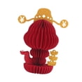 thumbnail image 2 of Adorno del Año de la Serpiente 2025 BLESIY Centro de mesa de panal rojo para el Año Nuevo chino, 2 of 8