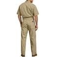 thumbnail image 2 of Dickies Mens and Big Mens Short Sleeve Deluxe Poplin Coveralls, 2 of 2