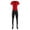 Burgundy, variant on zdhoor Men's One Piece Skin-Tight Athletic Unitard Full Body Jumpsuit Contrast Color Dance Bodysuit Green XL