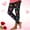 Black, variant on Valentine's Day Pants for Women Festival Hearts Legging Stretch High Waist Yoga Pants Women Workout Tights