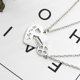 thumbnail image 2 of Collar de 2 piezas para 2 niñas, colgante de amistad, mejor amiga, collar con llave con forma de corazón, colgante de aleación de mejor amor, 2 of 4