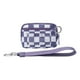 thumbnail image 1 of Portable Waterproof Wristlet Pouch - Clear Card Slot Plaid Clutch, Polyester Zip Wallet, Breathable Lightweight Wear-Resistant Travel Organizer Bag, 1 of 5