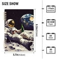 thumbnail image 2 of FORMRS 1-Subject Spiral Notebook 8" x 5" College Ruled 60 Refillable Sheet A5 Hard Cover, 2 Pack, Beige Astronaut, 2 of 7