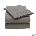 thumbnail image 1 of Porch & Den  Woodland Springs Edinburgh Triple Stitch 4-piece Bed Sheet Set, 1 of 5