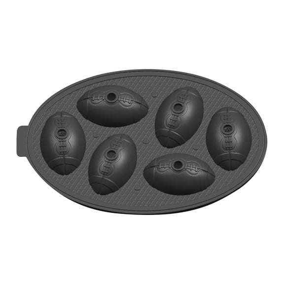 Summer Diy 6 Football Lattice Mould Ice Lattice Mould For Ice Pudding Cake Jelly Prepared Food Chocolate With Food Grade Silica Gel Passed Sgs And Lfgb Testing Standards