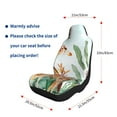 thumbnail image 5 of Yiaed Animals-1 Print Car Seat Covers,Universal Auto Seats Protector Fits for Car,SUV Sedan,Truck,Automotive Seat Covers & Accessories-2 PCS, 5 of 9