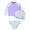Purple Fish Scales, variant on 3PCS Toddler Girl Bathing Suit 4T Ruffled Swimsuit Girls with Long Sleeve Rash Guard