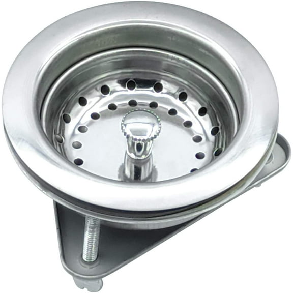 Avalon Kitchen Stainless Steel Basket Drain with Removable Strainer Assembly Polished Chrome Finished