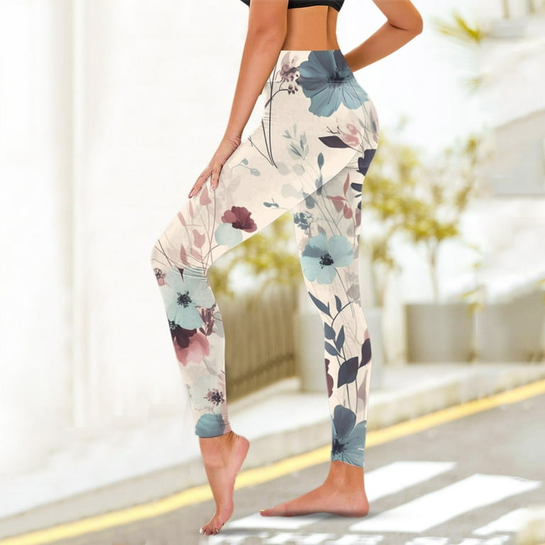 Yoga Pants for Women Thick High Waist Running Leggings Workout Bottoms