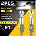 thumbnail image 1 of Bombilla de faro LED H1 6000k luz alta y baja 100w luces antiniebla de alto brillo blanco, 2 piezas TUNC Sencillez, 1 of 5