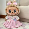 thumbnail image 1 of 38 cm Solo se vende ropa colgante caja ciega Macaron tela Labubu Time To Chill accesorios para muñecas rellenos Cos Pure Handma Gifts, 1 of 5