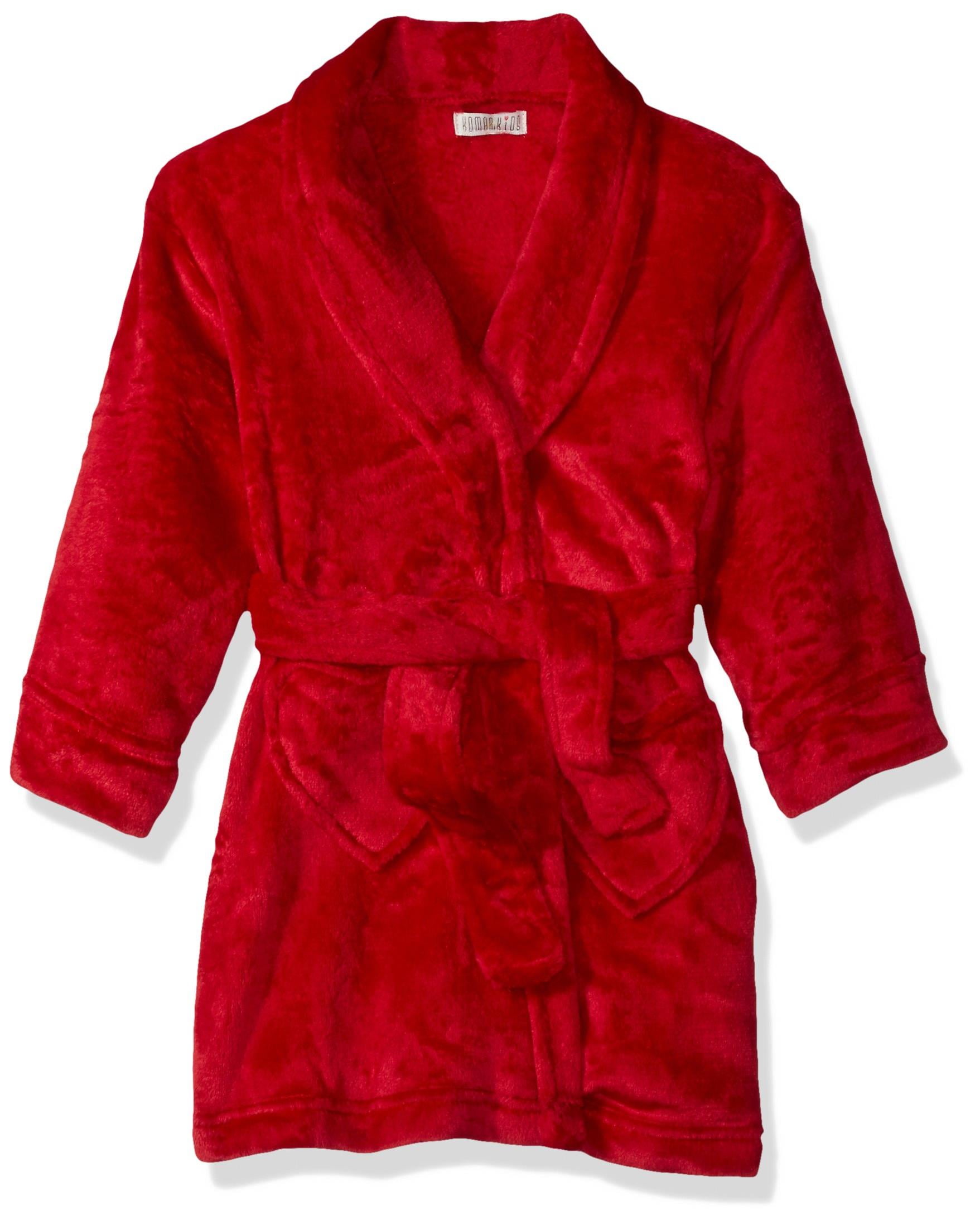 Komar Kids - Komar Kids Girls Bathrobe Plush Pajama Robe Loungewear ...