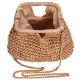 thumbnail image 5 of Spencer Straw Clutch Bag Crossbody Bag for Women Summer Satchel Purse Fashion Woven Top Hanlde Handbags for Beach Vacation, 5 of 8