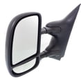 thumbnail image 3 of For Ford E-150 2009-2014 Door Mirror Driver Side | Black Textured | Power Folding Non-Heated Telescoping Tow Type | FO1320329 | 9C2Z17683CA, 3 of 5