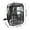 Black, variant on Clear PVC Backpack Bag for Stadium Security Checkpoint Easy Visibility Shoulder Strap Handle Transparent Design for Travel School Beach No Harmful Chemicals Easy to Clean