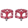 thumbnail image 2 of Ti Alloy Mountain Bike Pedals, Lightweight Skeletonized Design for Stable Riding, Wide Non Slip Pedals with Sealed Bearings, 2 of 7
