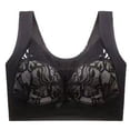 thumbnail image 1 of Clearance Sale 2025 Bra Lightly Latex Lined Cup Wirefree Unpadded Full Coverage Plus Size Bra, 1 of 3