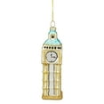 thumbnail image 3 of Northlight 4.75" Black and Gold Glass Big Ben Christmas Ornament, 3 of 4
