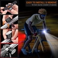 thumbnail image 5 of Bike Lights for Night Riding, USB Rechargeable Bike Light Front and Back, IPX5 Waterproof Bicycle Light, 4+6 Modes Bike Headlight and Tail Light Set, 1Hrs Fast Charging, Easy to Install, 5 of 10