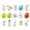 15PCS Easter Mini Desktop Ornaments, variant on 3D Printed Easter Bunny Egg Set, Articulated Bunny Inside Eggs, Flexible 3D Printing Rabbit Egg Figurines, Novelty Easter Surprise Décor, Collectible Spring Ornament, Creative Easter Gift Ideas