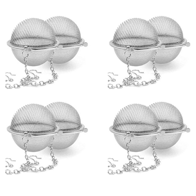 8 Pcs Boule de Thé Pratique, Infuseur d'Épices de Thé Filtre