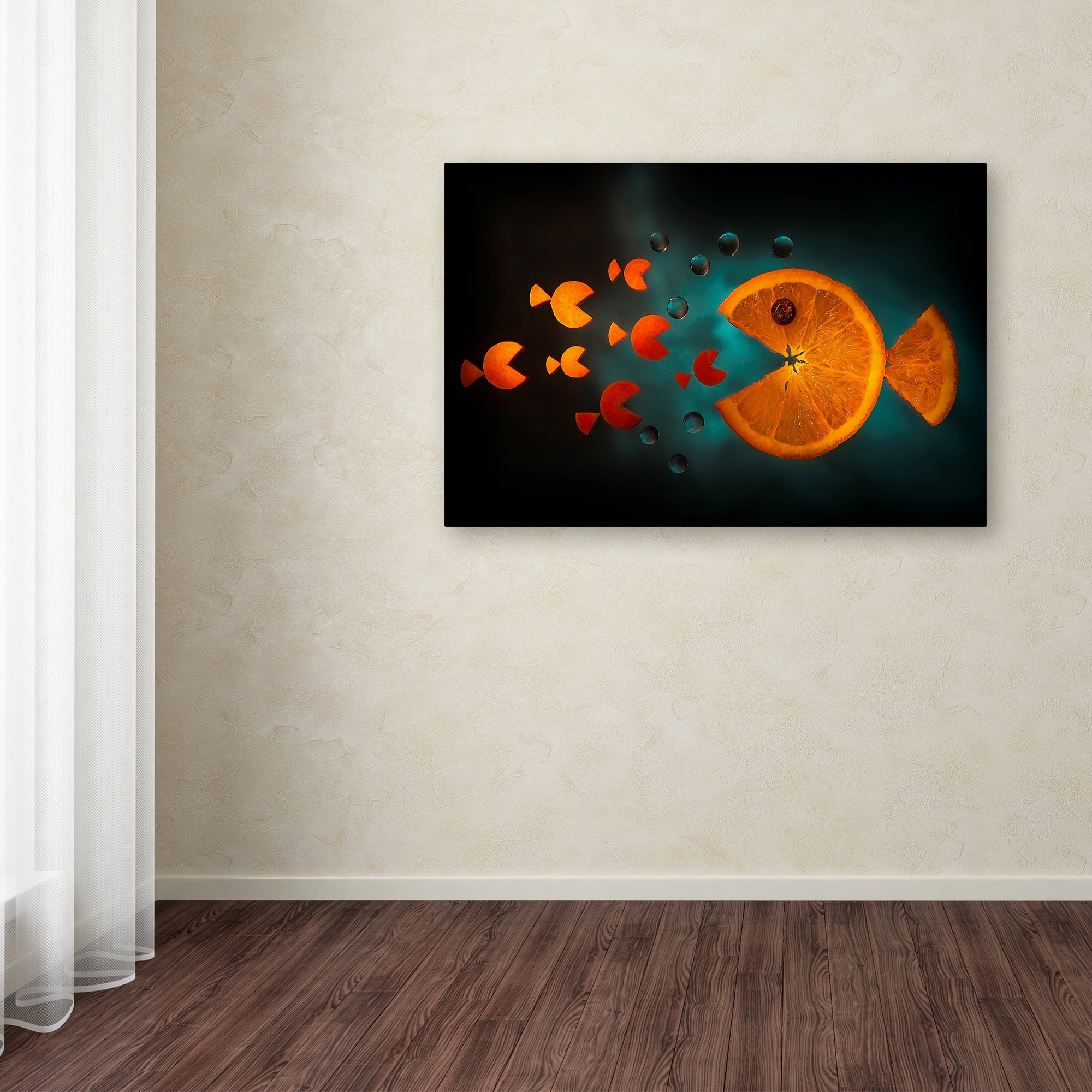 Trademark Fine Art 'Orange Fish' Canvas Art by Aida Ianeva