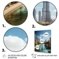 thumbnail image 3 of Designart "City of Heights Dubai III" Cityscapes Floater Framed Canvas Print, 3 of 7