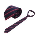 thumbnail image 4 of Cravates pour Hommes, Cravates en Polyester Soie Rayées Design Classique Texture Fine Large Applicabilité pour Affaires pour Réunion pour Mariage pour Conférence, 4 of 8