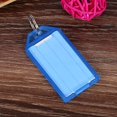 thumbnail image 5 of Plástico impermeable, etiquetas de identificación, etiquetas de nombre de llavero con etiqueta de llavero, 5 of 5