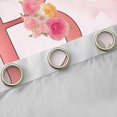 thumbnail image 4 of Homewish Initial Letter B Black Out Curtains,Kawaii Flower Floral Curtains Pack of 2 (42x63 Each),Girls Pink Bedroom Curtains For Princess,Breathable Bedroom Decoration, 4 of 6