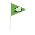 thumbnail image 1 of Daily Chat Félicitations Espoir Cure-Dent Triangle Toppers de Cupcake Drapeau, 1 of 3