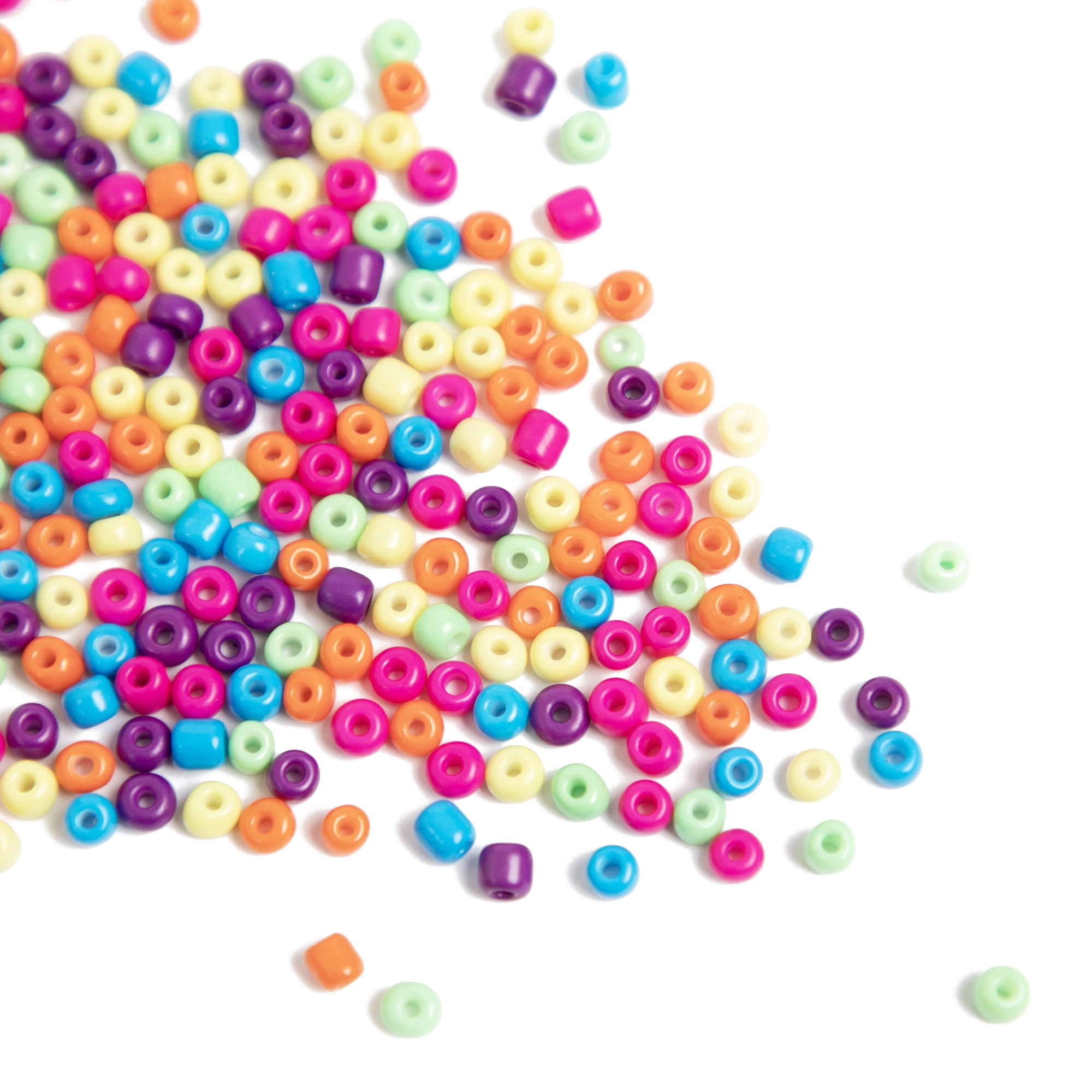 CousinDIY Mini Neon Seed Bead Pack for Jewelry and Crafting Projects