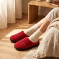 thumbnail image 6 of Tisuna Halloween Fuzzy Slippers Women Men Spider Web Design Soft Bedroom Slippers Theme Events Memory Foam Shoes, 6 of 6