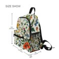 thumbnail image 3 of FORMRS School Backpack with Front Zippered Pocket 12" Student Travel Daypack, Light Green Floral Pattern, 3 of 6