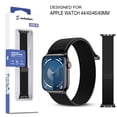 thumbnail image 2 of echelon Ironclad Stainless Steel Loop for Apple Watch Series 9 45mm/Watch Series 10 46mm / Watch SE (2022) 44mm - Black, 2 of 9