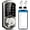 Satin Nickel, variant on Veise VE06 Smart Lock for Front Door, App Control, Matte Black 5 in 1 Unlock Keyless Entry, Electronic Digital Door Lock with Code, Auto-Lock, Manage User, BHMA Certified, Easy Install