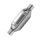 thumbnail image 1 of Inlet/Outlet Universal Catalytic Converter, with O2 Port & Heat Shield 53004 Car Stainless Steel Cat, 1 of 5