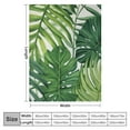 thumbnail image 4 of ONETECH  Tropical Green Plant Blanket Summer Trees Leaves Throw Gifts for Women Men Kids Boys Girls Tropical Rainforest Scenery Decor Super Soft Plush Throw, 4 of 6