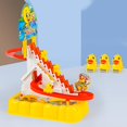 thumbnail image 3 of Juguete de tobogán de pato pequeño para niños, juguete de pista de música educativa eléctrica para bebé, pequeño pato amarillo, escaleras de escalada, 3 of 5