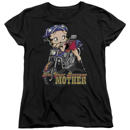 - Betty Boop Not Your Average Mother Womens Short Sleeve Shirt