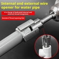 thumbnail image 3 of DAGESVGI 2025 New Pipe Thread Cutting Tool, Integrated Internal & External Pipe Threading Tool, PVC Thread Maker Tool For Electric Drill, 1/2 (DN15) 3/4 (DN20) Pipe Sizes Rethreading Tools, 3 of 8