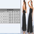 thumbnail image 3 of LEEYNEER Women Jumpsuits Casual Long Pants Summer Backless Sleeveless Loose Polka Dot Bodycon Party Playsuit Bodysuit Women One Piece Jumpsuit Overalls, 3 of 3
