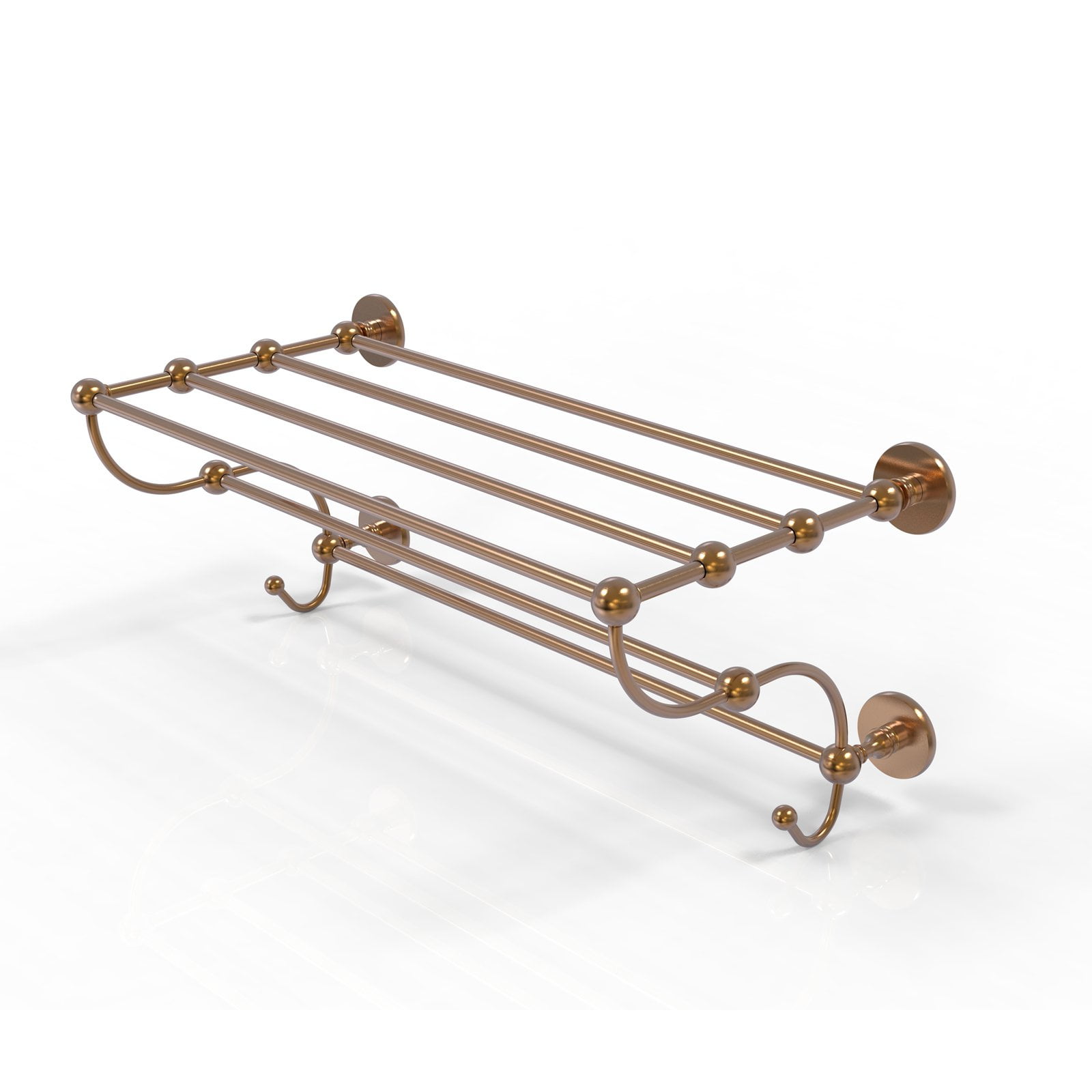 Allied Brass Prestige Skyline 36 in. Train Rack Towel Shelf Walmart