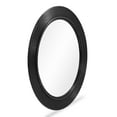 thumbnail image 2 of Tanya Black Rattan Round Wall Mirror, 2 of 5