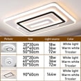 thumbnail image 5 of Luces de techo modernas para sala de estar Lámpara de techo LED ultradelgada Lámpara de techo LED para dormitorio Accesorio de iluminación, 5 of 5