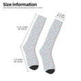 thumbnail image 4 of Fotbe Cute Rabbit print Women's Men's Novelty Crew Socks Cotton Socks Knee High Socks for Walking,Running,Nurses,Pregnancy, 4 of 8